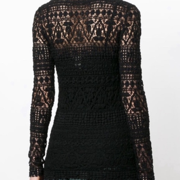 Isabel Marant Black Lace Top - Picture 8 of 9